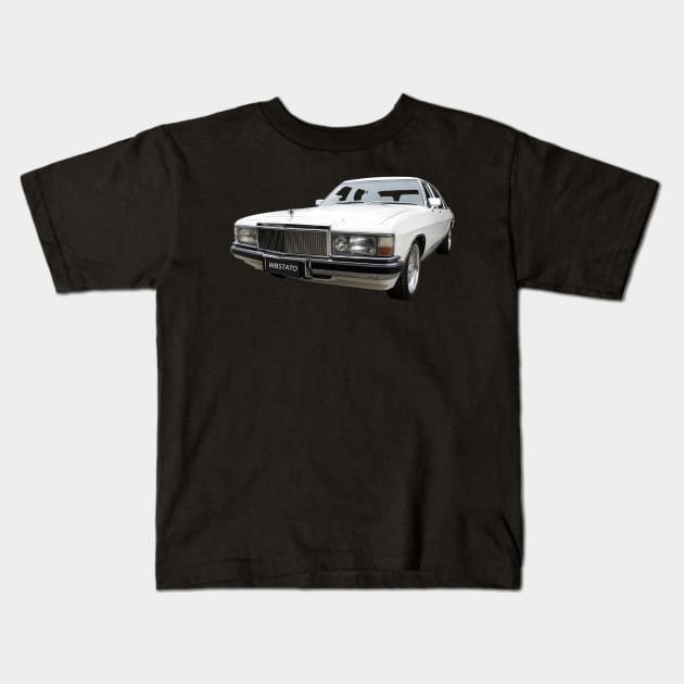 WB Holden Statesman Kids T-Shirt by Muscle Car Tees